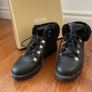 Michael Kors fur booties